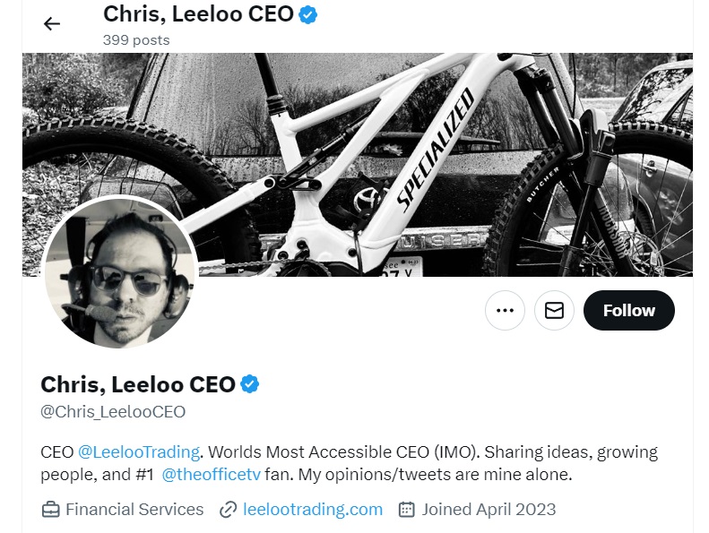 Chris - Fundador y CEO Leeloo Trading